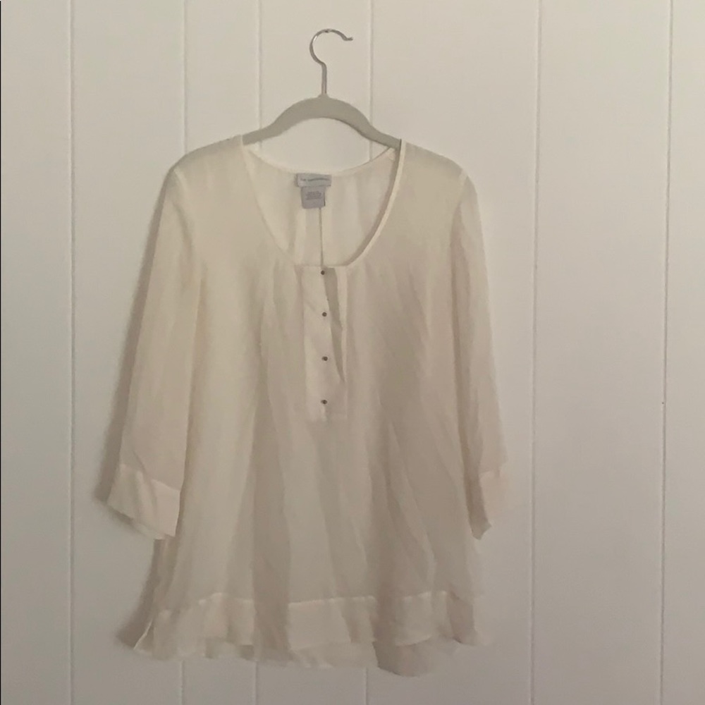 3/4 Sleeve Tunic Blouse